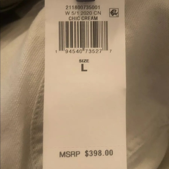 Polo Ralph Lauren Chic Cream Cotton Barn Coat Trench Jacket - Picture 8 of 8